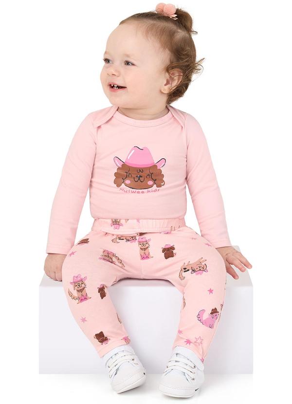 Malwee Kids - Body Cadelinha Country Menina Rosa