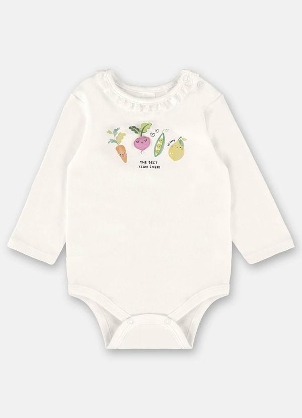 Up Baby - Body Comfy para Bebê Menina Bege 1