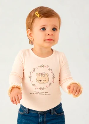 Pulla Bulla - Body Cotton Leve Rosa - PULLA BULLA