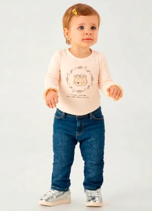 Pulla Bulla - Body Cotton Leve Rosa - PULLA BULLA