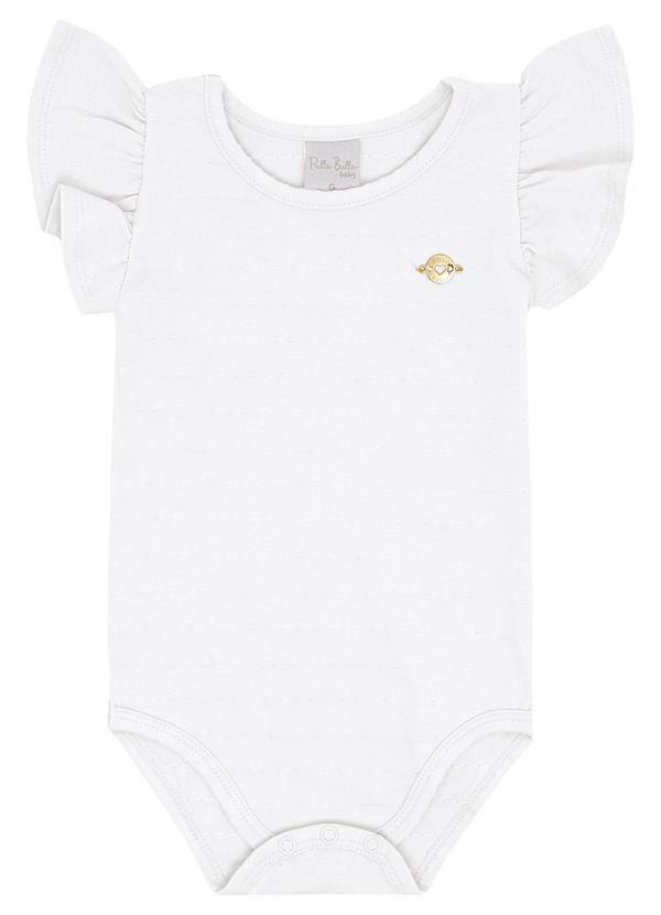 Pulla Bulla - Body Cotton Leve Trabalhado Branco