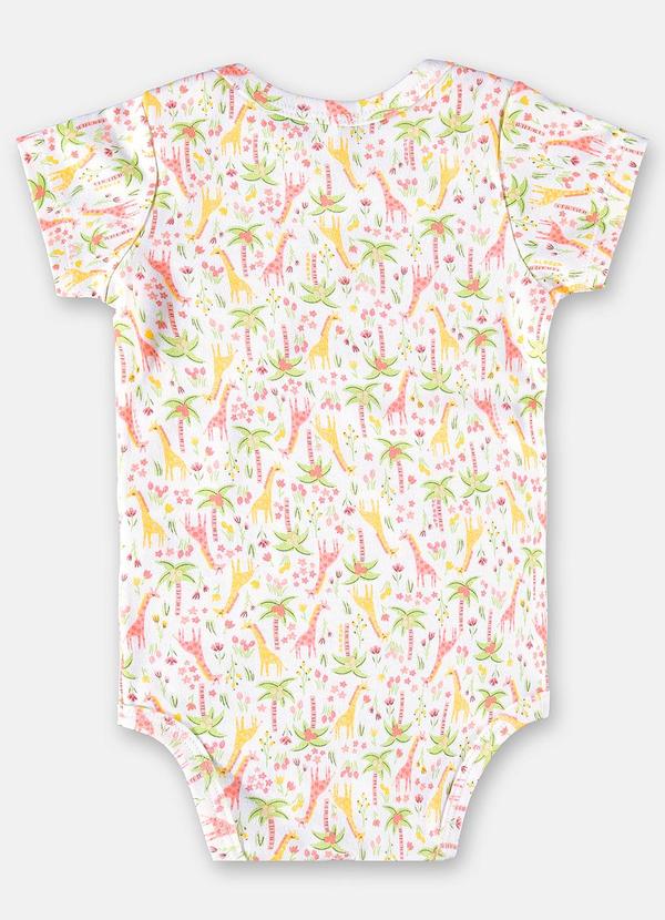 Up Baby - Body Curta Feminino para Bebês Amarelo 2