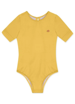 Lilica Ripilica - Body Curto Thermo Dry Infantil Feminino Amarelo - LILICA RIPILICA