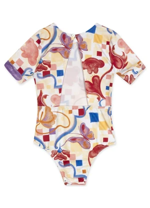 Lilica Ripilica - Body Curto Thermo Dry Infantil Feminino Bege - LILICA RIPILICA