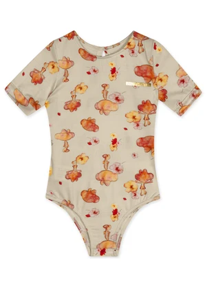 Lilica Ripilica - Body Curto Thermo Dry Infantil Feminino Bege - LILICA RIPILICA
