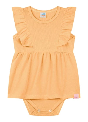 Marlan - Body em Cotton Bee Honey Laranja - MARLAN