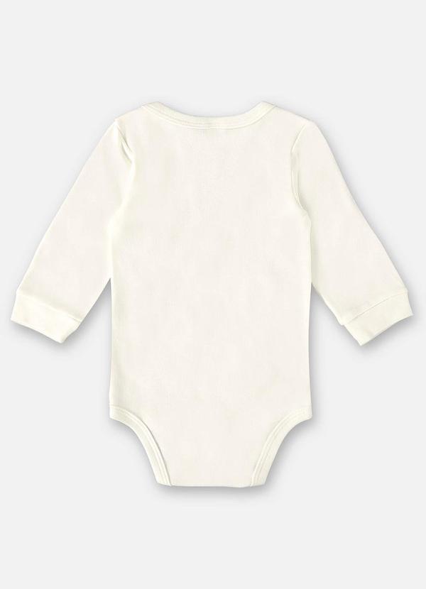 Up Baby - Body Estampado para Bebê Menina Off White 2