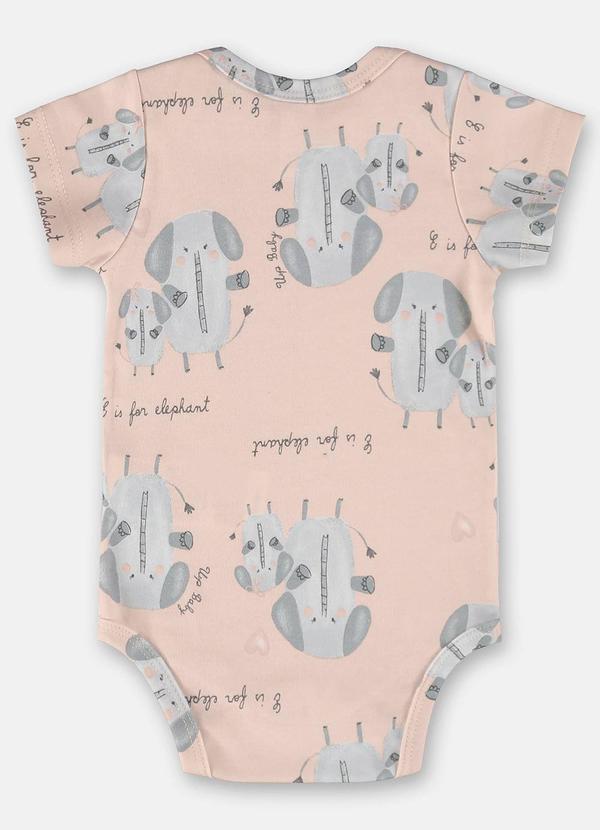 Up Baby - Body Estampado para Bebê Menina Rosa 2