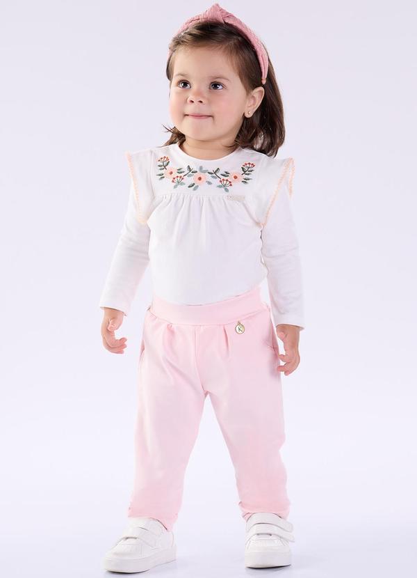 Kiki - Body Infantil Branco