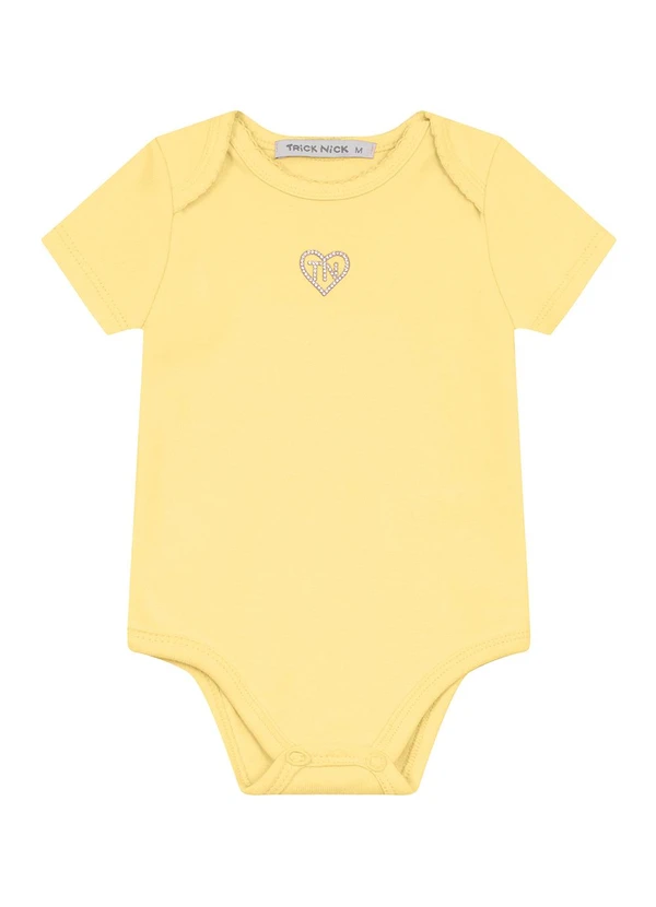 Trick Nick - Body Infantil Feminino Amarelo