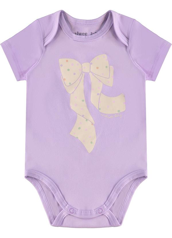 Malwee Kids - Body Laço em Cotton Lavanda