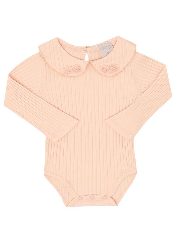 Pulla Bulla - Body Malha Canelada Rosa 2