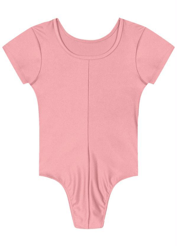 Lilica Ripilica - Body Manga Curta Malha Menina Rosa 2