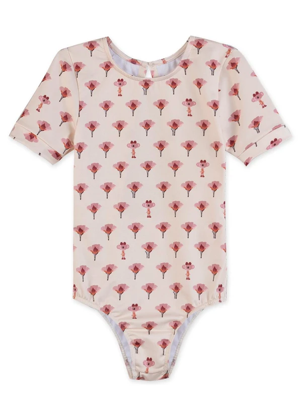 Lilica Ripilica - Body Manga Curta Thermo Dry Bege