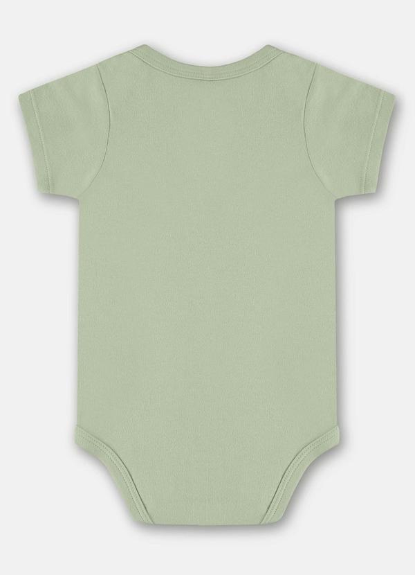 Up Baby - Body Manga Curta Unissex Bebê Verde 2