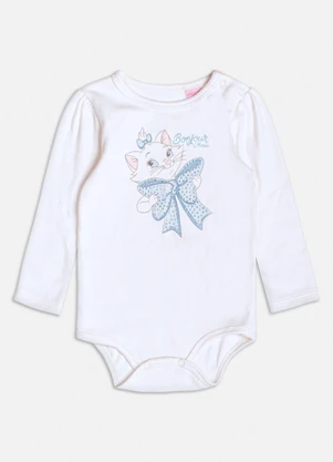 Momi - Body Manga Longa da Gata Marie Off White - MOMI