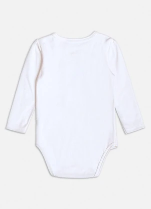 Momi - Body Manga Longa da Gata Marie Off White - MOMI