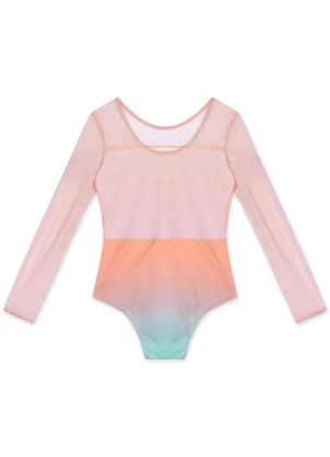 Lilica Ripilica - Body Manga Longa Infantil Feminino Rosa - LILICA RIPILICA