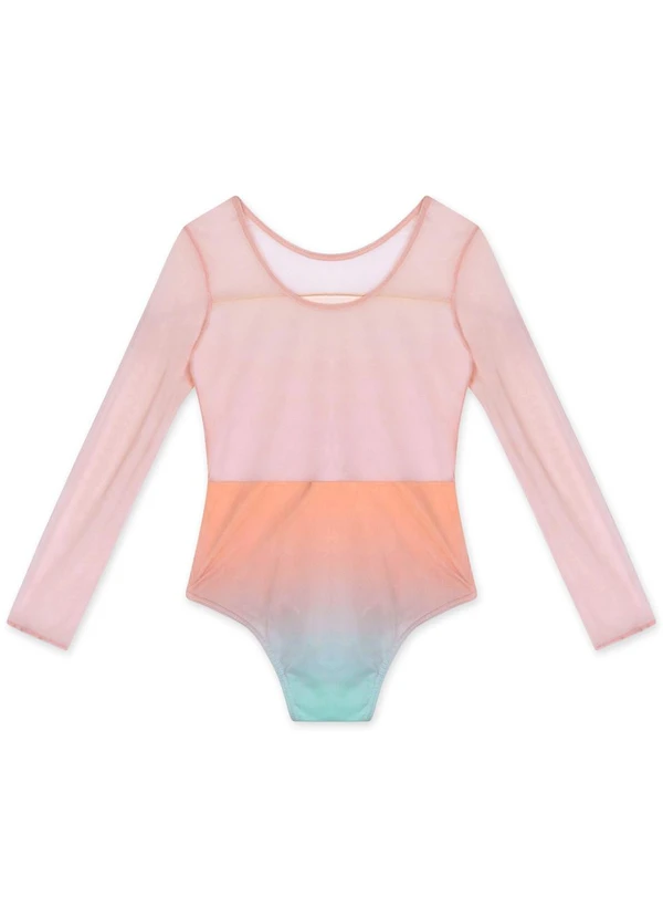 Lilica Ripilica - Body Manga Longa Infantil Feminino Rosa 2