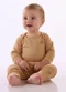 Up Baby - Body Manga Longa para Bebê Unissex Bege - variação:  