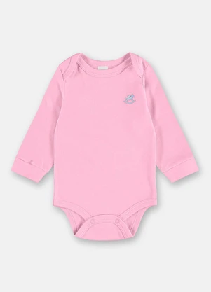 Up Baby - Body Manga Longa para Bebê Unissex Rosa - UP BABY