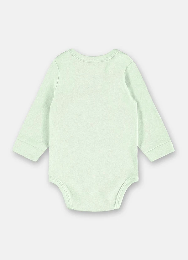 Up Baby - Body Manga Longa para Bebê Unissex Verde 2