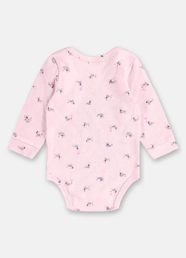 Up Baby - Body Manga Longa Suedine Essentials Branco 2