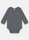 Up Baby - Body em Suedine Unissex para Bebê Vermelho - variação: Cinza