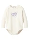 Malwee Kids - Body Ursinha Rosa Claro - variação: Off White