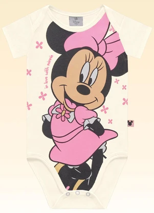 Fakini Kids - Body Minnie Bege - FAKINI KIDS