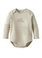 Malwee Kids - Body "Vamos Passear?" Branco - variação: Cinza Mescla