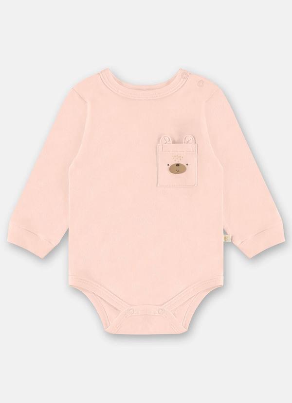 Up Baby - Body para Bebê Menina Comfy Rosa