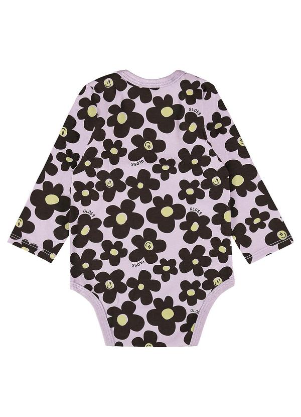 Guloseima - Body para Bebê Menina em Cotton Roxo 2