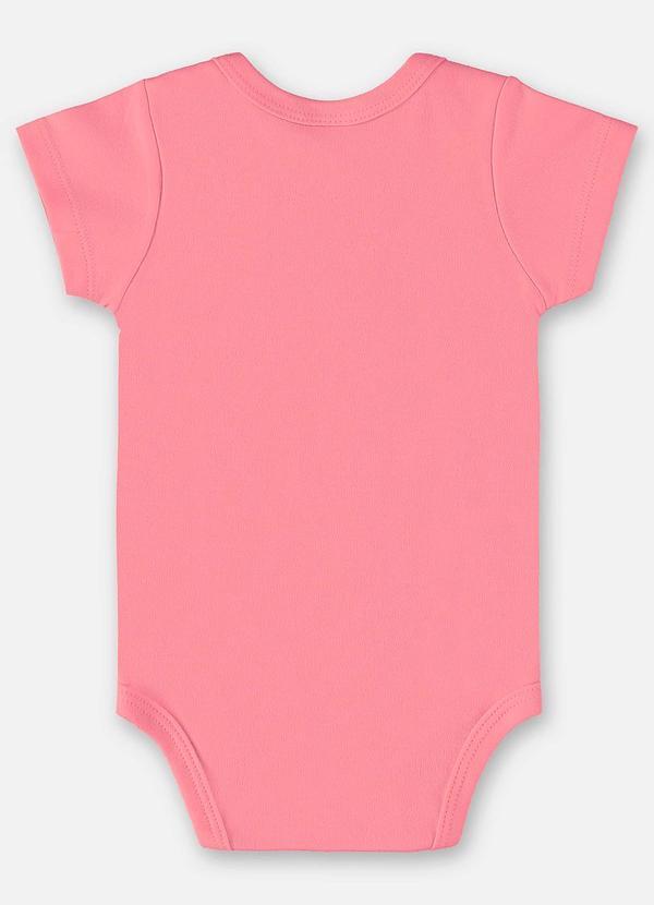 Up Baby - Body para Bebê Menina em Suedine Rosa 2