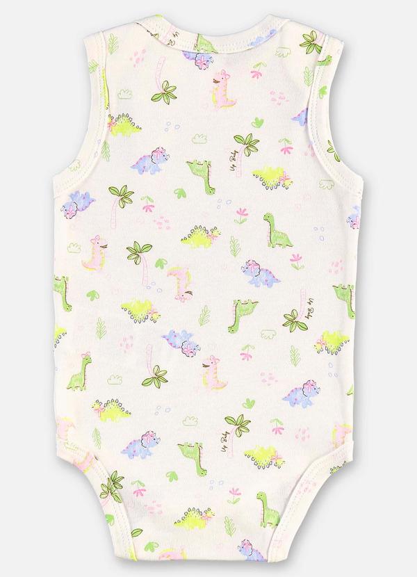 Up Baby - Body Regata Suedine Bebê Menina Bege 2