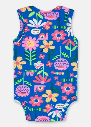 Up Baby - Body Regata Suedine Azul - UP BABY