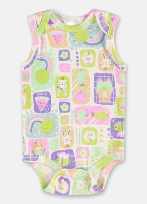 Up Baby - Body Regata Suedine Branco - UP BABY