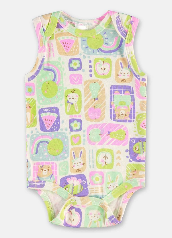 Up Baby - Body Regata Suedine Branco
