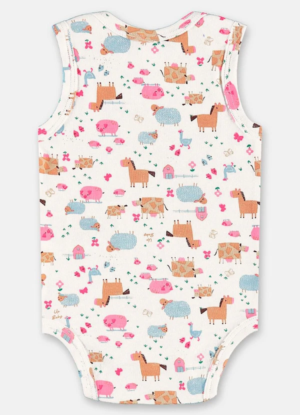 Up Baby - Body Regata Suedine Branco 2