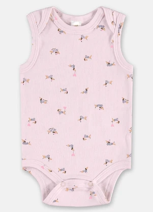 Up Baby - Body Regata Suedine Rosa - UP BABY
