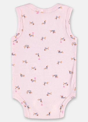 Up Baby - Body Regata Suedine Rosa - UP BABY