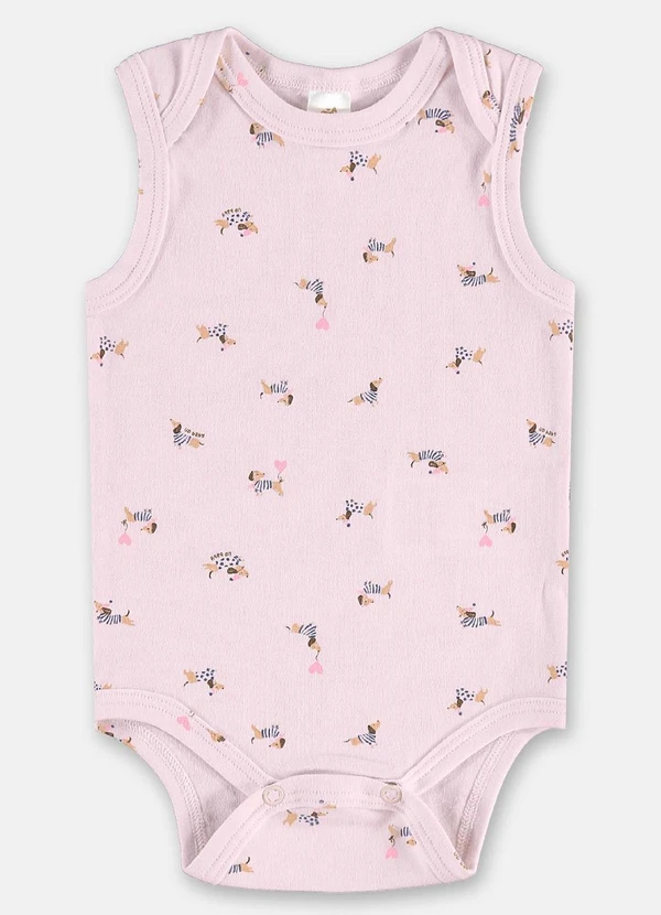 Up Baby - Body Regata Suedine Rosa
