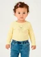 Pulla Bulla - Body Ribana com Elastano Leve Amarelo - variação: Amarelo
