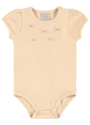 Pulla Bulla - Body Ribana com Elastano Leve Marrom - PULLA BULLA