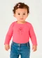 Pulla Bulla - Body Ribana com Elastano Leve Amarelo - variação: Pink