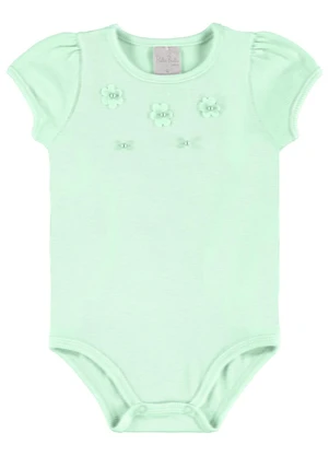Pulla Bulla - Body Ribana com Elastano Leve Verde - PULLA BULLA
