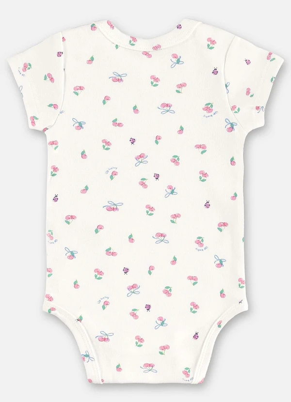 Up Baby - Body Suedine Bebê Menina Bege 2