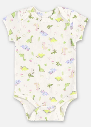 Up Baby - Body Suedine Bebê Menina Bege - UP BABY