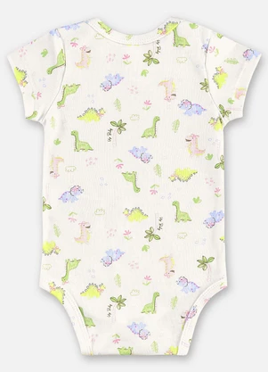 Up Baby - Body Suedine Bebê Menina Bege - UP BABY