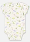 Up Baby - Body Suedine Bebê Menina Verde - variação: Bege